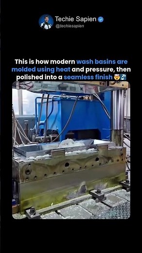 Modern Wash Basin Manufacturing Process Is Satisfying 🤯🚰
