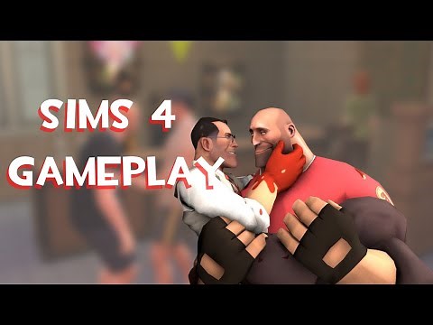 The Merc Sims are Back and Heavy x Medic's First Date?! [TF2 Sims 4 Gameplay]
