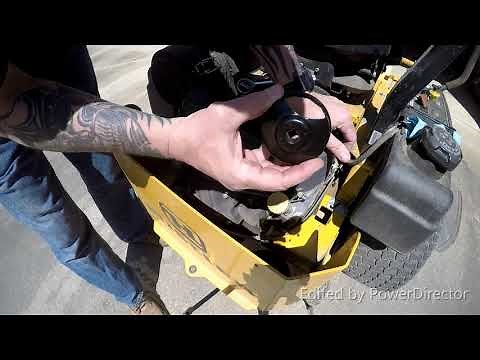 Hustler Fastrak belt replacement and service