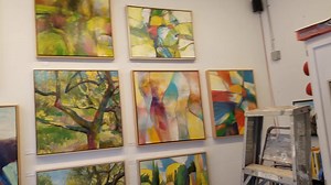 It's time! Clark County Open Studios this weekend, 10 AM-5 PM each day. Here's a whirlwind spin around my studio, taken a couple of days ago. It's a little less messy now. See you at studio #19. Details at https://artstra.org/open-studios/ | Don Gray