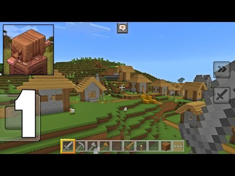 Lokicraft SUPER - New Survival Gameplay Part 1 - VILLAGE AND A SURVIVAL BASE