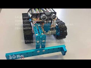 Robot Strater mBlock : bras + servomoteur Etape1