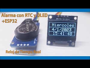 ¿Cómo usar RTC en tus proyectos? | Alarma con ESP32 y Arduino