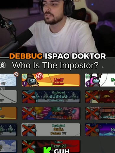 debbug doca #guh #guhclips #reaction #viral #fyp #foryou #clip #fy #live #amongus