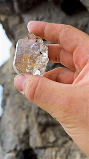 Finding an Incredible Herkimer Diamond ✨️💎 in New York!#crystals #foryou #newyork #mining #beautiful