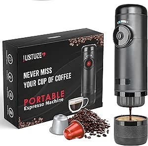 Portable Espresso Machine, Small Single Serve Coffee Maker 20bar 7800 mAh Battery - Compatible With Nespresso, LOr - Camping, Travel, Car, Office, Home