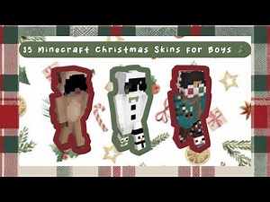 35 Minecraft Skins for Boys 🎄🎅🏼