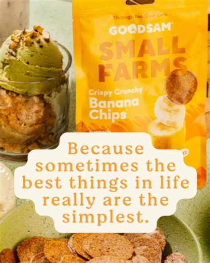 Snack time = leveled up ✨ GoodSAM’s Crispy Crunchy Fruit Chips are like fruit, but way more fun. Slow-baked for that irresistible crunch, naturally sweet with zero added sugar, and made by women-led teams in Colombia. Snack happy. Snack crunchy. Snack good.  | GoodSAM Foods | Facebook