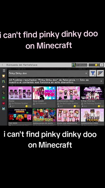 Pinky Dinky Doo En Minecraft: Búsqueda de Aventuras