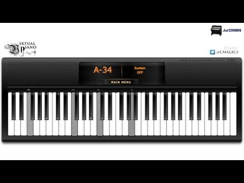 Virtual Piano - Titanic, Nearer My God to Thee
