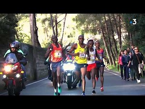Marseille-Cassis 2018 : la tête de course près de l'arrivée