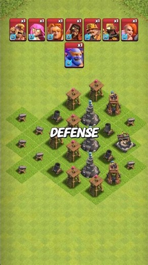 Which Troops Can Survive This Base Formation? Clash of Clans