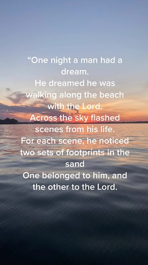 Understanding 'Footprints in the Sand' Poem