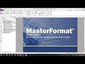 BOQ According to Master Format Using Revit