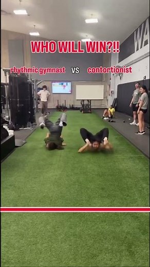 contortionist vs rhythmic gymnast #fypシ
