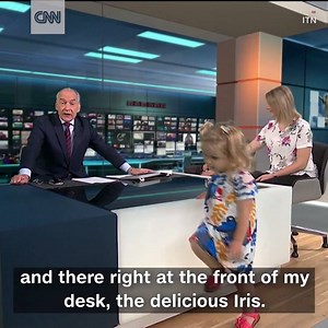 A news anchor was trying to conduct a live TV interview on milk allergies, but this toddler had other plans. http://cnn.it/2woNq5O | CNN