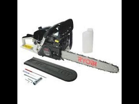 Assembling your Ryobi 45cc petrol chainsaw