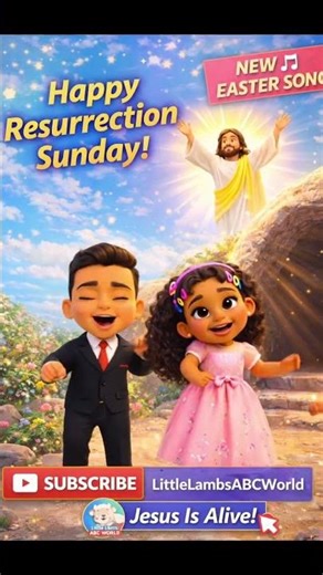 He’s Alive- Easter Song for Kids | Resurrection Sunday #EasterForKids #JesusIsAlive #KidsSongs