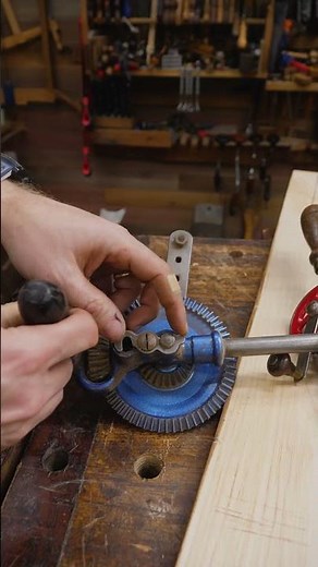 What Is A Breast Drill #woodworking #handdrill
