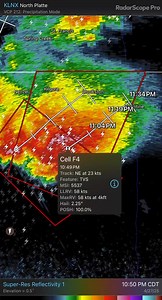 New Warning issued with Confirmed tornado. * Tornado Warning for... North central Cherry County in north central Nebraska... * Until 1145 PM CDT. * At 1056 PM CDT, a confirmed tornado was located near Merritt Reservoir, or 21 miles southwest of Valentine, moving northeast at 20 mph. HAZARD...Damaging tornado and hail up to two inches in diameter. SOURCE...Weather spotters confirmed tornado. IMPACT...Flying debris will be dangerous to those caught without shelter. Mobile homes will be damaged or 