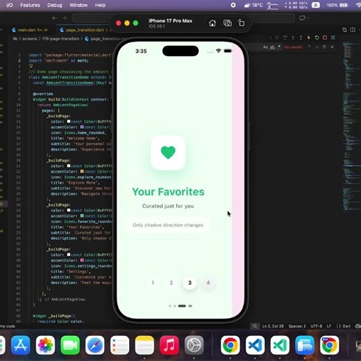 Page Transition Animation in #flutter