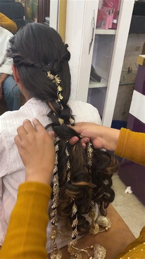 Easy Paranda Braid Tutorial | Wedding Special Hairstyle #trendingshorts #wedding #hairstyle