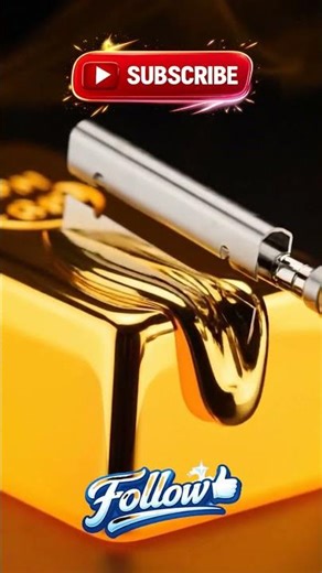 Molten Gold Slice Magic ✨🔪🔥