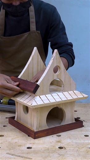 952K views · 11K reactions | A Beautifully crafted wooden gazebo-style bird feeder #birds #birdfeeder #woodworking #woodcrafts | Woodworking TV | Facebook