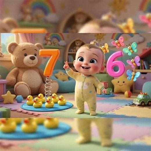 🧠 Number Time! Learn 1 to 10 with Me 🎉🔢 1️⃣ 2️⃣ 3️⃣ ➕ 🧮