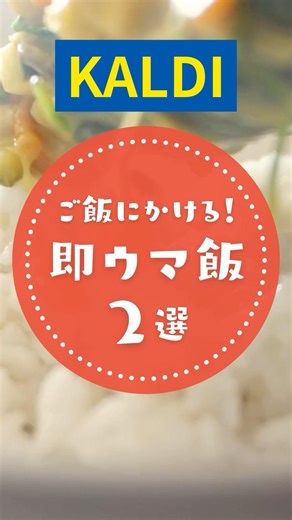 [Kaldi] 2 delicious things to pour over rice🍚🌟 #kaldi #Kaldi #Purchases