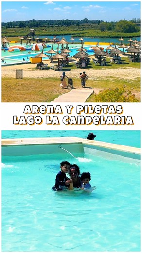 🏖️ Playa en verano, a solo 40 minutos de Capital Federal ☀️ Arena, piletas, actividades y diversión para toda la familia… ¡todo en un mismo lugar! 🌊 Lagos La Candelaria 📍 Blas Parera 6100 Tristán Suárez, Ezeiza, Buenos Aires 📌 ✨ La entrada incluye: 🏊 Piscina con juegos inflables 🔥 Parrillas con bancos 🛶 Paseo en canoa o kayak 🧗 Palestra 🌉 Puentes colgantes 🪢 Tirolesa (1 pasada) 🛟 Nado con supervisión 🚗 Estacionamiento 👶 Área de juegos de madera estilo plaza: minitrolesa, toboganes, 