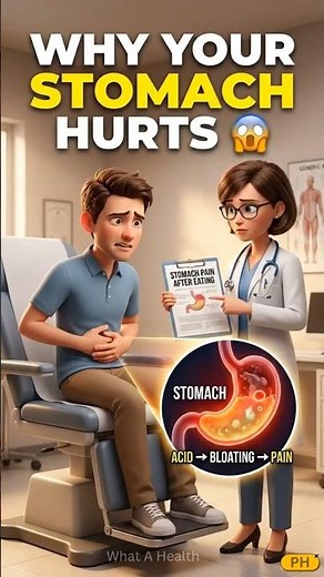 Stomach Pain After Eating 😱 Here’s Why