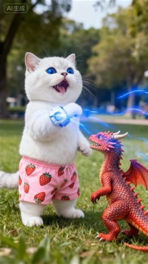 Ai kitten have Omnitrix 💪😾 #omnitrix #cat #history #cartoon #ai #niche