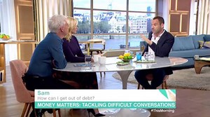 69K views · 147 reactions | Martin Lewis was here to talk money matters today, and one viewer wanted to know whether they should tell their partner about their debt. "Bring back a solution, instead of bringing a problem to your partner". | This Morning | Facebook