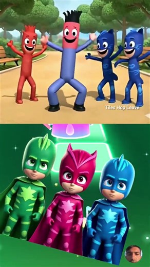 PJ_MASKS_-_OWLETTE_🆚_GEKKO___🆚_CATBOY_🆚_ROMEO_X_DANCE_TILES_HOP_EDM_RUSH_GAME_🎮🎯_#tileshop #180