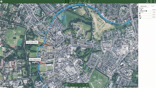 Can running hydrodynamic models be fun? Yes — with DynamicFlood in Scalgo Live, it actually is. 🎉Here’s a pluvial flood scenario in Cambridge city centre — set up and computed in just a few… | Peder Klith Bøcher