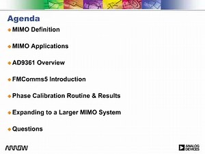 Developing MIMO Systems AD9361