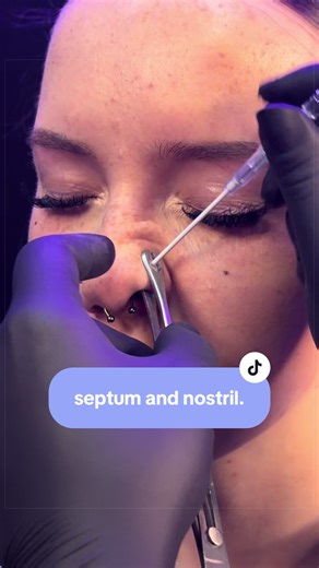 Nostril and Septum Piercing Combo | Amazing Reaction!