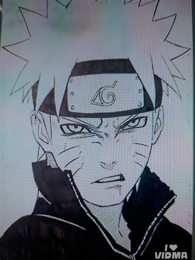 Naruto art 🔥🎨#anime#pencil#shading#drawing#trendingshort#viral#video#maakaladlachouhan43#