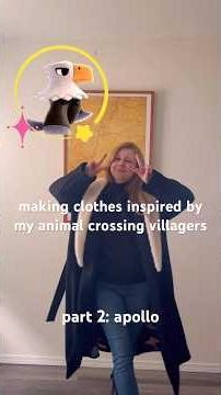 Making Apollo's Bomber Jacket (sort of) 🦅 #sewingprocess #diycosplay #acnhinspo