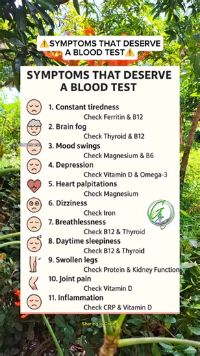 2.2K views | Symptoms that deserve a blood test! #fyp #lifestyle #viralreelsシ #life #bloodtest #symptoms | Dumaguete Home and Hotel Service Massage | Facebook