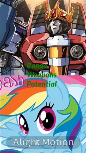 Starscream vs Rainbow Dash#MLP#Transformers#IDW#meme