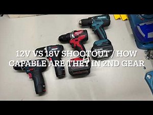 Bosch vs Milwaukee vs Makita Cordless Drill Driver shootout 12V-18V