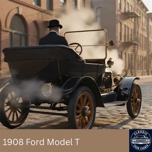 Step back in time with the legendary 1908 Ford Model T — the car that revolutionized travel and still turns heads over a century later. 🚗✨ Watch as history comes alive! #fordmodelt #vintagecars #ClassicAutomobiles #classiccar #luxurycars | Classic Crew Corner