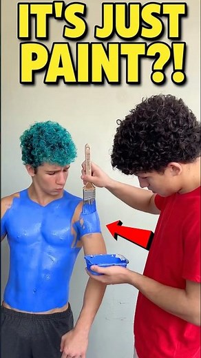 He Entered The Mall Wearing Only Body Paint 🤣