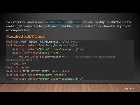 Unlocking the Secrets of XML: How to Retrieve the Most Recent Price After Sorting with XSLT