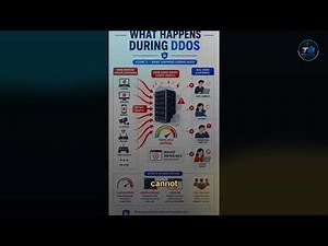 DDoS Attack Explained 🔐⚠️