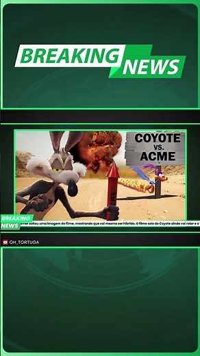 COYOTE MOVIE #news #warnerbros #looneytunes