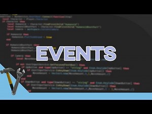 Events | Roblox Studio Scripting Series