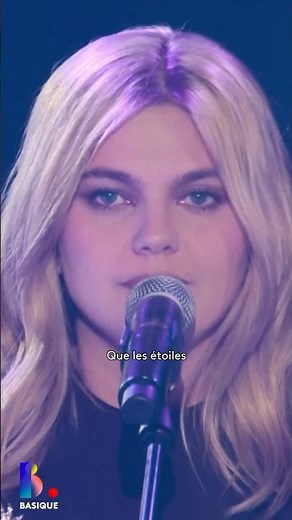 ‪@LouaneOfficiel‬ - « Les Étoiles » en live pour Basique, le concert ✨ #louane #eurovision